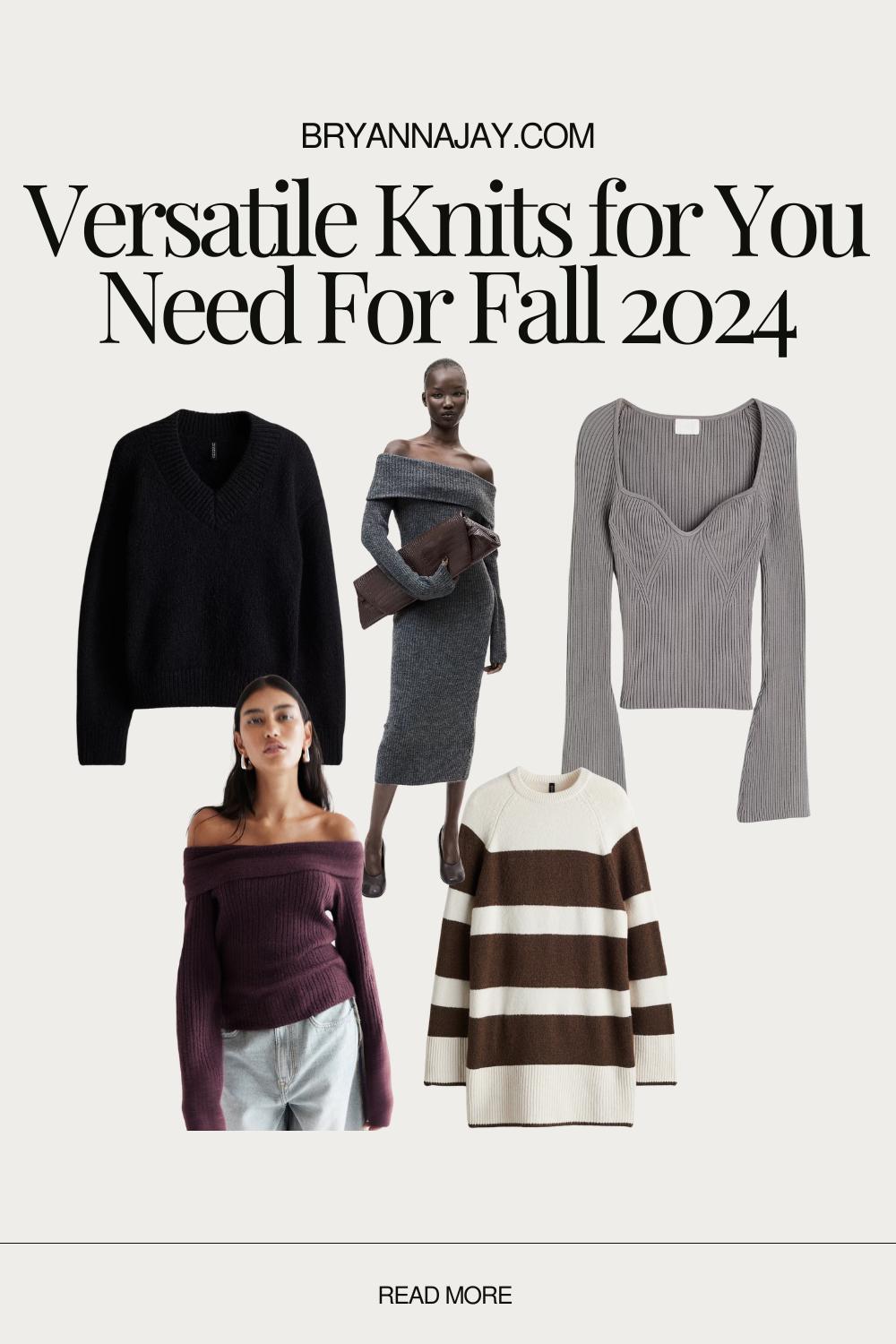 Versatile Knits for You Need For Fall 2024